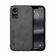 Custodia Lusso Pelle Cover DY2 per Oppo A97 5G Nero