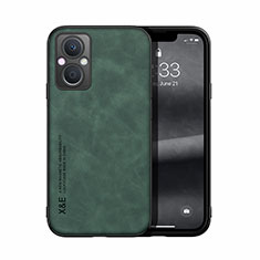 Custodia Lusso Pelle Cover DY2 per Oppo F21s Pro 5G Verde