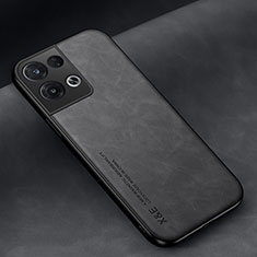 Custodia Lusso Pelle Cover DY2 per Oppo Reno9 5G Nero