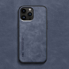 Custodia Lusso Pelle Cover DY3 per Apple iPhone 14 Pro Max Blu