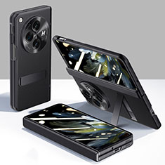 Custodia Lusso Pelle Cover GS6 per OnePlus Open 5G Nero