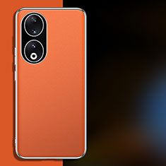 Custodia Lusso Pelle Cover JB1 per Huawei Honor 90 5G Arancione
