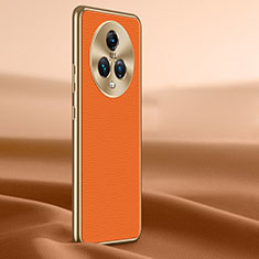 Custodia Lusso Pelle Cover JB2 per Huawei Honor Magic5 5G Arancione