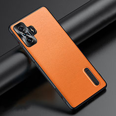 Custodia Lusso Pelle Cover JB3 per Xiaomi Redmi K50 Gaming 5G Arancione