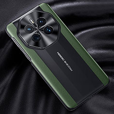 Custodia Lusso Pelle Cover JB6 per Huawei Mate 50 RS Verde