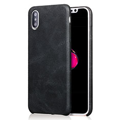 Custodia Lusso Pelle Cover L01 per Apple iPhone Xs Max Nero