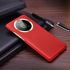 Custodia Lusso Pelle Cover L01 per Huawei Mate 40 Pro Rosso