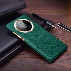 Custodia Lusso Pelle Cover L01 per Huawei Mate 40 Pro Verde