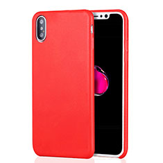 Custodia Lusso Pelle Cover L02 per Apple iPhone X Nero