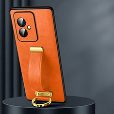 Custodia Lusso Pelle Cover LD1 per Huawei Honor 100 5G Arancione
