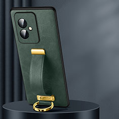 Custodia Lusso Pelle Cover LD1 per Huawei Honor 100 5G Verde