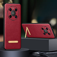 Custodia Lusso Pelle Cover LD1 per Huawei Mate 40 Pro Rosso