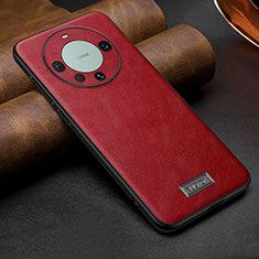 Custodia Lusso Pelle Cover LD1 per Huawei Mate 60 Rosso
