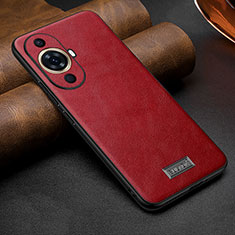 Custodia Lusso Pelle Cover LD1 per Huawei Nova 11 Pro Rosso