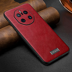 Custodia Lusso Pelle Cover LD2 per Huawei Mate 50 RS Rosso