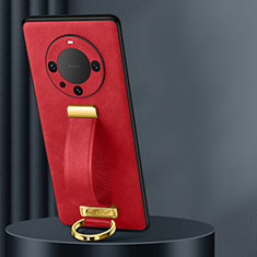 Custodia Lusso Pelle Cover LD2 per Huawei Mate 60 Pro+ Plus Rosso