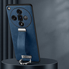 Custodia Lusso Pelle Cover LD2 per Oppo Find X7 5G Blu
