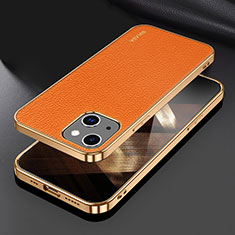 Custodia Lusso Pelle Cover LD3 per Apple iPhone 15 Arancione