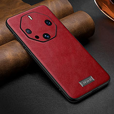 Custodia Lusso Pelle Cover LD3 per Huawei Mate 60 RS Ultimate Rosso