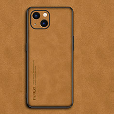 Custodia Lusso Pelle Cover LS1 per Apple iPhone 13 Mini Marrone