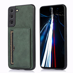Custodia Lusso Pelle Cover M03T per Samsung Galaxy S22 5G Verde