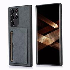 Custodia Lusso Pelle Cover M03T per Samsung Galaxy S24 Ultra 5G Nero