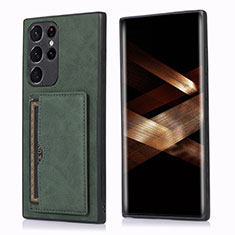 Custodia Lusso Pelle Cover M03T per Samsung Galaxy S24 Ultra 5G Verde