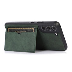 Custodia Lusso Pelle Cover M04T per Samsung Galaxy S22 5G Verde