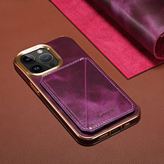 Custodia Lusso Pelle Cover MT1 per Apple iPhone 15 Pro Max Viola