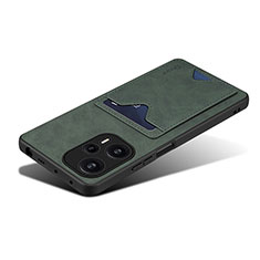 Custodia Lusso Pelle Cover MT2 per Xiaomi Poco F5 5G Verde