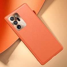 Custodia Lusso Pelle Cover N01 per Samsung Galaxy Note 20 Ultra 5G Arancione
