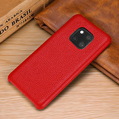 Custodia Lusso Pelle Cover P01 per Huawei Mate 20 Pro Rosso