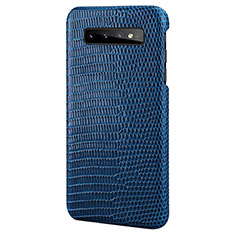 Custodia Lusso Pelle Cover P02 per Samsung Galaxy S10 5G Blu