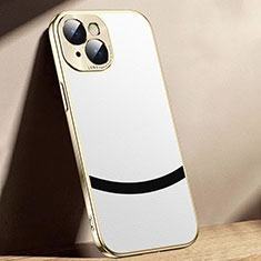 Custodia Lusso Pelle Cover PD1 per Apple iPhone 14 Bianco