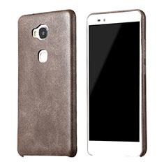 Custodia Lusso Pelle Cover per Huawei Honor Play 5X Marrone