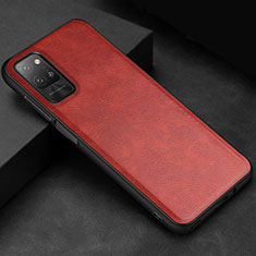 Custodia Lusso Pelle Cover per Huawei Honor Play4 Pro 5G Rosso