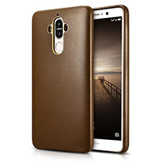 Custodia Lusso Pelle Cover per Huawei Mate 9 Marrone