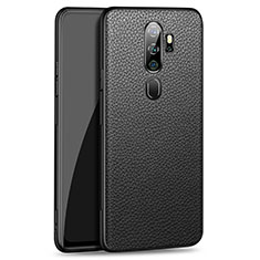 Custodia Lusso Pelle Cover per Oppo A11X Nero