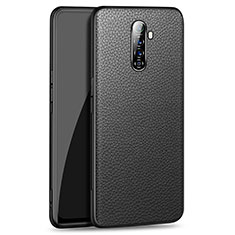 Custodia Lusso Pelle Cover per Oppo Reno Ace Nero