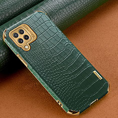 Custodia Lusso Pelle Cover per Samsung Galaxy A22 4G Verde