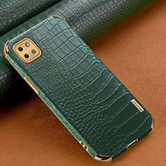 Custodia Lusso Pelle Cover per Samsung Galaxy A22s 5G Verde