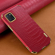 Custodia Lusso Pelle Cover per Samsung Galaxy M60s Rosso