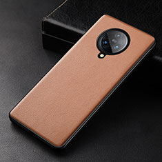 Custodia Lusso Pelle Cover per Vivo Nex 3 Arancione