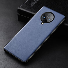 Custodia Lusso Pelle Cover per Vivo Nex 3 Blu