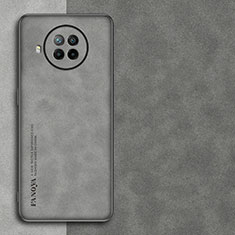 Custodia Lusso Pelle Cover per Xiaomi Mi 10i 5G Grigio