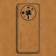 Custodia Lusso Pelle Cover per Xiaomi Mi 12 Ultra 5G Giallo