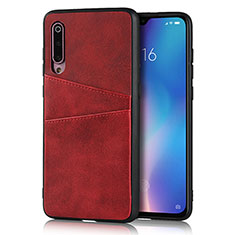 Custodia Lusso Pelle Cover per Xiaomi Mi 9 Pro Rosso