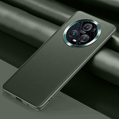 Custodia Lusso Pelle Cover QK1 per Huawei Honor Magic5 Pro 5G Verde