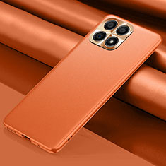 Custodia Lusso Pelle Cover QK1 per Huawei Honor X30i Arancione