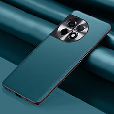 Custodia Lusso Pelle Cover QK1 per OnePlus 11 5G Verde